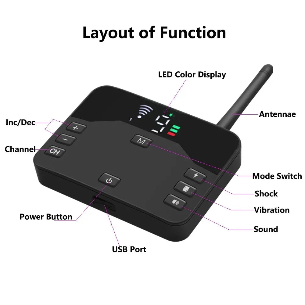 Wireless Pet Containment System & Training Collar | Adjustable Vibration & Static Shock | Safe, Rechargeable, Waterproof